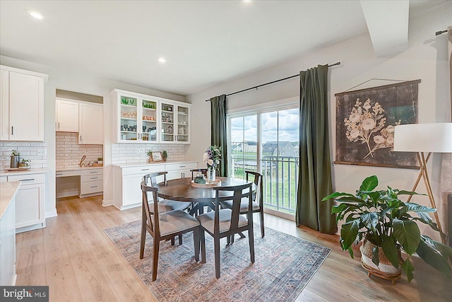 48 Winifred Dr, Hanover, PA 17331 - dining space with light wood-style floors and recessed lighting