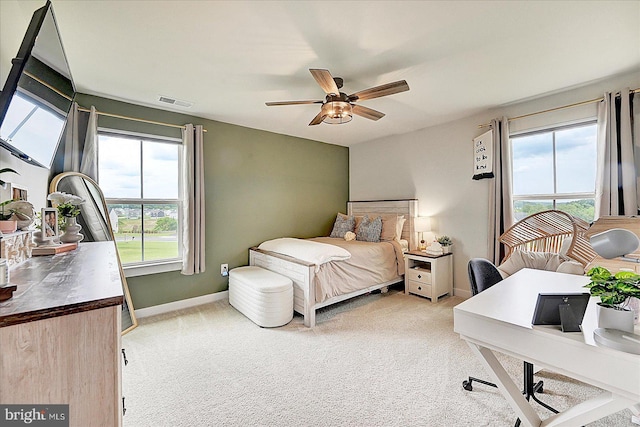 48 Winifred Dr, Hanover, PA 17331 - bedroom featuring multiple windows, a desk, carpet, and baseboards