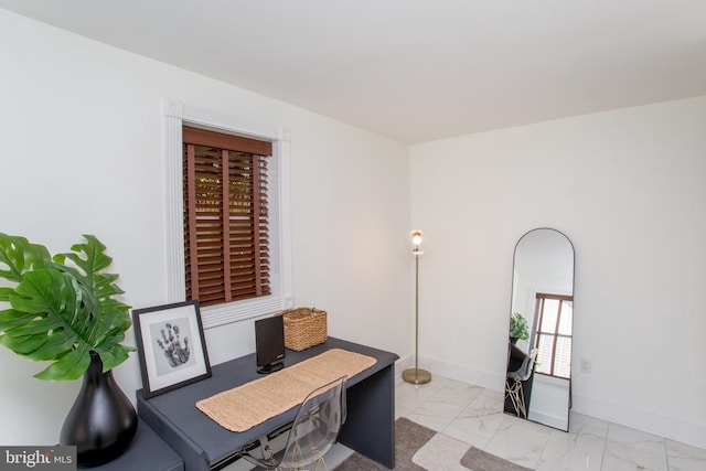 72 N Franklin St Unit A, Lambertville, NJ 08530 - office space featuring marble look tiles and baseboards