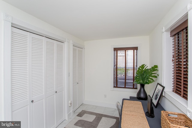 72 N Franklin St Unit A, Lambertville, NJ 08530 - office with light marble finish floors and baseboards