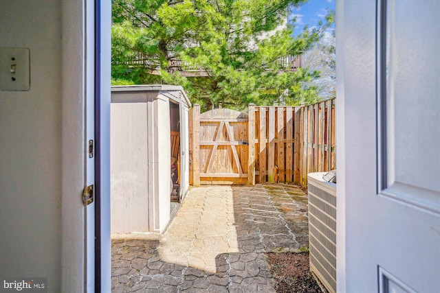 2557 Peter Jefferson Ln, Herndon, VA 20171 - view of patio with a gate and cooling unit
