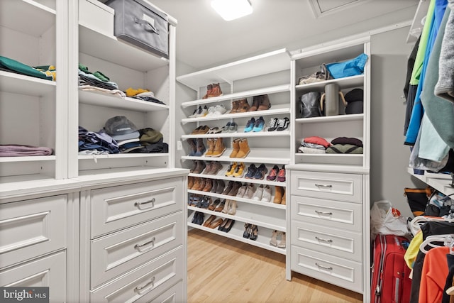 504 Hollingsworth Ter, Herndon, VA 20170 - spacious closet featuring light wood finished floors