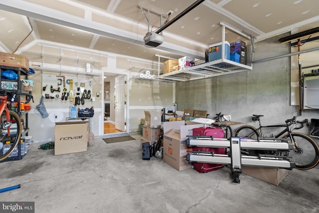 504 Hollingsworth Ter, Herndon, VA 20170 - garage with a garage door opener