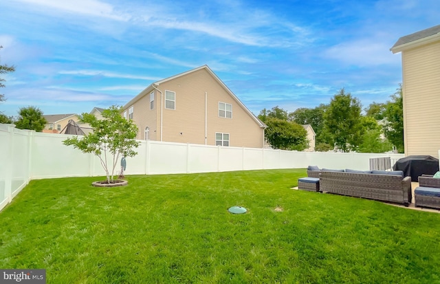 24655 Broad Creek Dr, Hollywood, MD 20636 - view of yard featuring outdoor lounge area