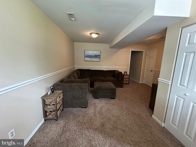 1088 Locust Dr, Pasadena, MD 21122 - carpeted living room featuring baseboards