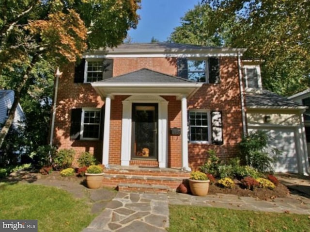 5613 Glenwood Rd, Bethesda, MD 20817 - view of front facade featuring brick siding