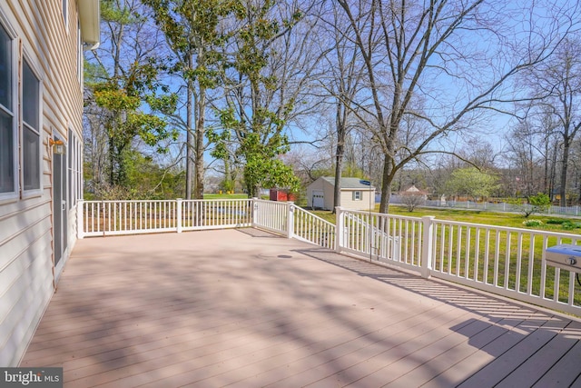 1109 Cherry Point Rd, West River, MD 20778 - view of wooden deck