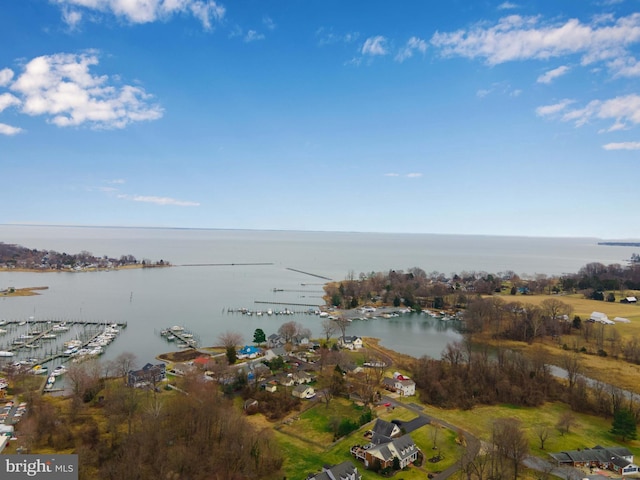 1109 Cherry Point Rd, West River, MD 20778 - aerial overview of property's location featuring a nearby body of water