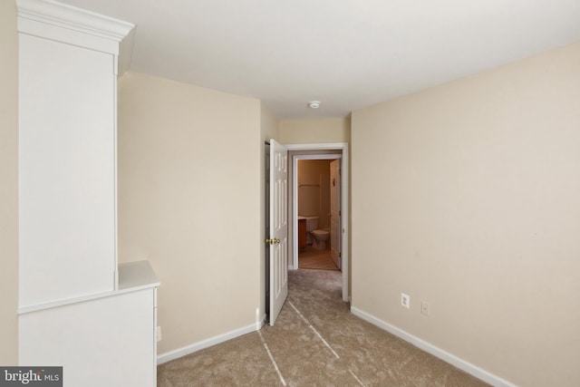 1254 Corbett Pl, Woodbridge, VA 22191 - unfurnished bedroom with light colored carpet and baseboards