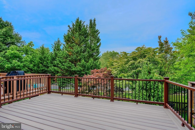 23 Faraday Dr, Lutherville Timonium, MD 21093 - view of wooden deck
