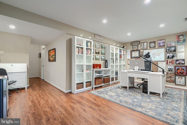 23 Faraday Dr, Lutherville Timonium, MD 21093 - office space with wood finished floors, baseboards, and recessed lighting
