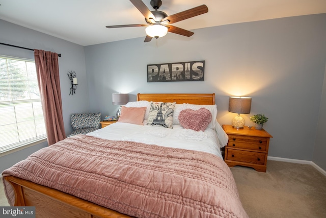 604 Remington Ct, Chalfont, PA 18914 - bedroom featuring carpet flooring, baseboards, and ceiling fan