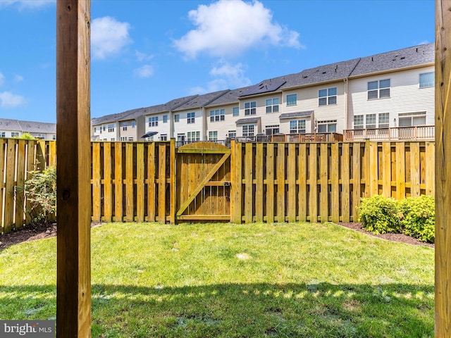 6540 Newton Dr, Frederick, MD 21703 - view of yard with a residential view and a gate