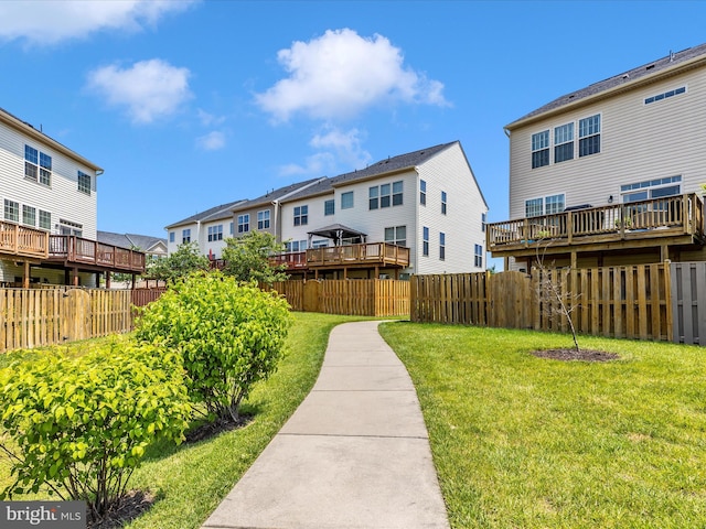 6540 Newton Dr, Frederick, MD 21703 - rear view of property with a residential view