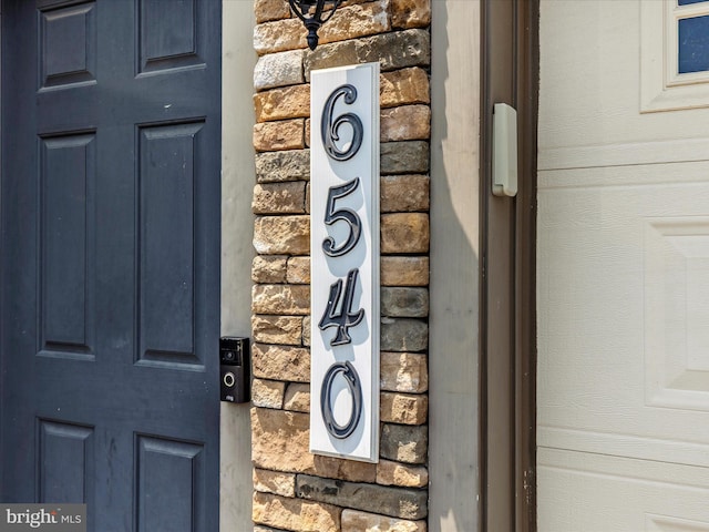 6540 Newton Dr, Frederick, MD 21703 - exterior view of stone siding
