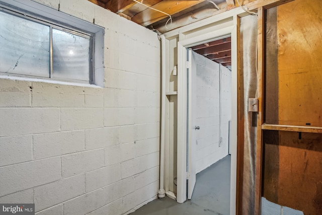 7 Supreme Ct Unit 23-4, Gaithersburg, MD 20878 - unfinished below grade area with concrete block wall