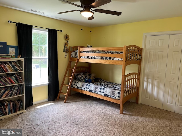 113 Morgan Run, Snow Hill, MD 21863 - bedroom featuring carpet floors and a ceiling fan