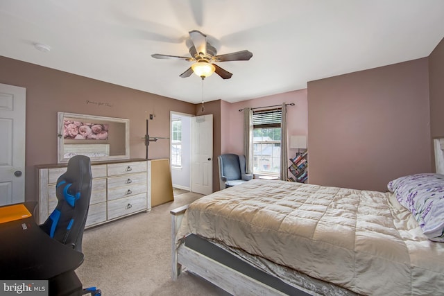 26 Juniper Ave, Somerdale, NJ 08083 - carpeted bedroom with a ceiling fan and baseboards