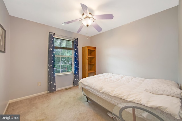 26 Juniper Ave, Somerdale, NJ 08083 - carpeted bedroom with baseboards and ceiling fan