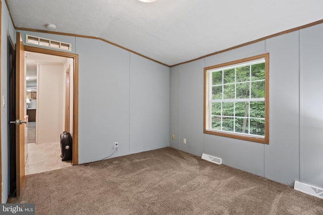 2519 Shureslanding Rd, Darlington, MD 21034 - carpeted empty room with lofted ceiling and crown molding