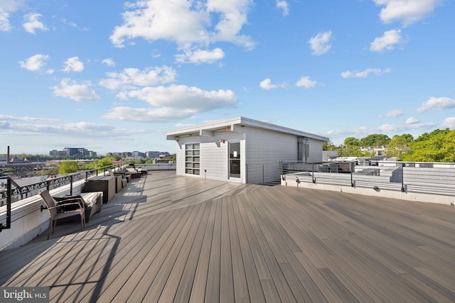329 Rhode Island Ave NE Unit 104, Washington, DC 20002 - view of wooden terrace