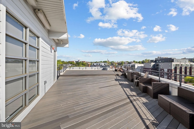 329 Rhode Island Ave NE Unit 104, Washington, DC 20002 - view of wooden terrace