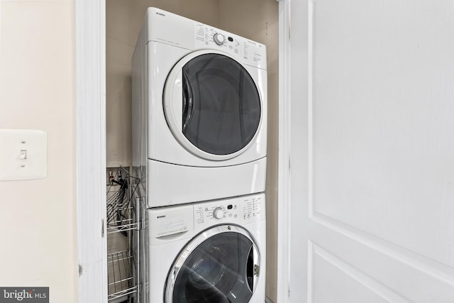 42038 Angel Arch Ter, Aldie, VA 20105 - laundry area featuring estacked washer and dryer