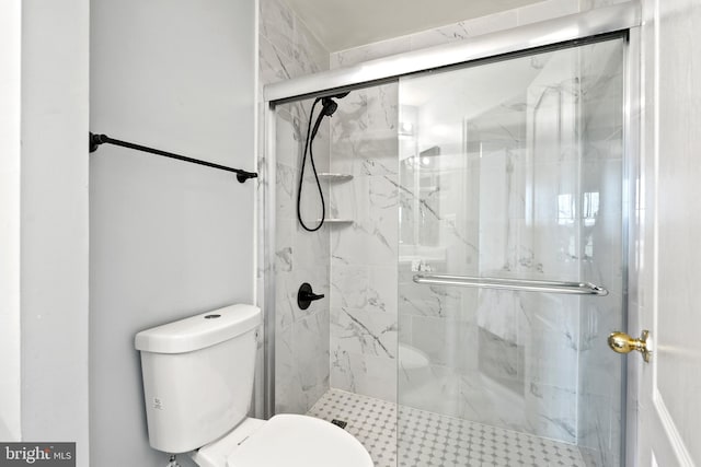 42038 Angel Arch Ter, Aldie, VA 20105 - bathroom featuring toilet and a marble finish shower