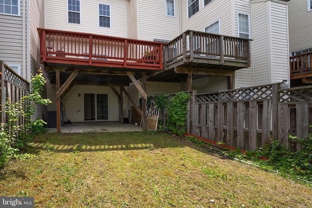42038 Angel Arch Ter, Aldie, VA 20105 - rear view of house featuring a patio area and a deck