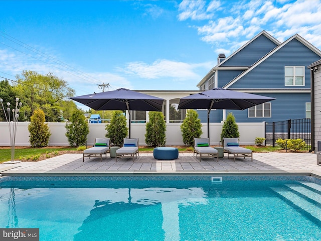 137 Cornwall Rd, Rehoboth Beach, DE 19971 - view of swimming pool with a patio