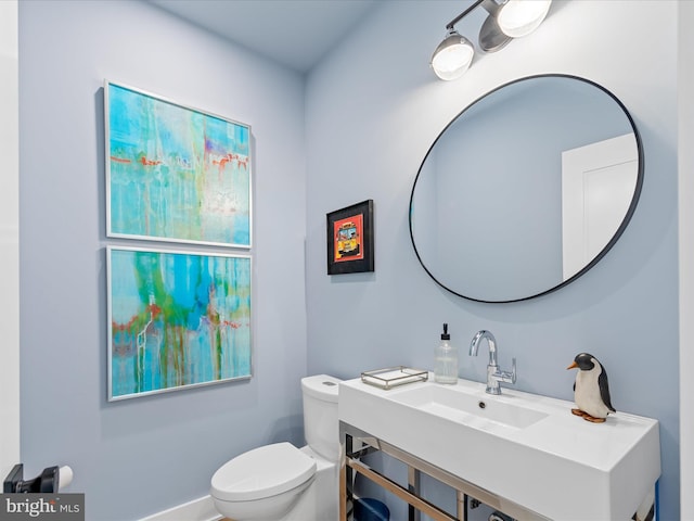 137 Cornwall Rd, Rehoboth Beach, DE 19971 - half bath with toilet and vanity
