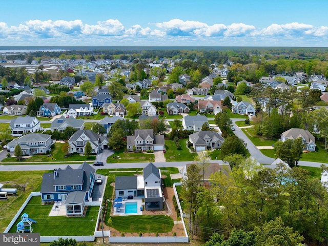 137 Cornwall Rd, Rehoboth Beach, DE 19971 - aerial perspective of suburban area