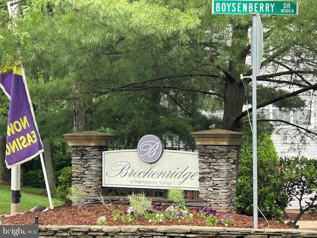 18500 Boysenberry Unit 145-51, Gaithersburg, MD 20879 - view of community sign