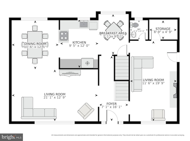 20720 Warfield Ct, Gaithersburg, MD 20882 - view of room layout