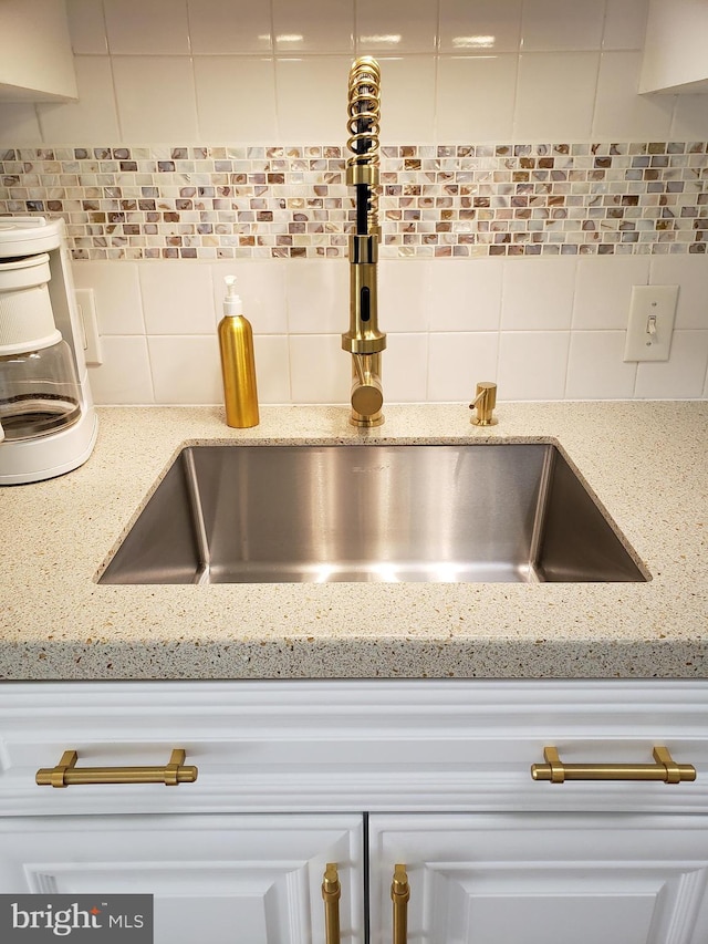 1301 N Harrison St Unit 708, Wilmington, DE 19806 - kitchen view of decorative backsplash and light stone countertops