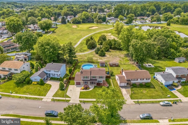 31 Bently Dr, Sewell, NJ 08080 - aerial perspective of suburban area featuring a nearby body of water and a local golf course