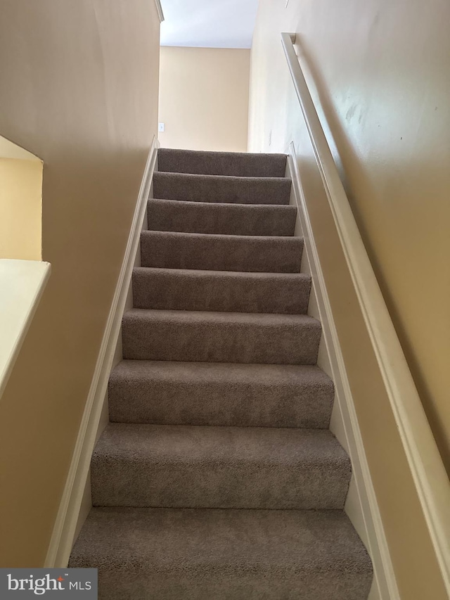 10749 Kitchener Ct, Bowie, MD 20721 - stairs featuring carpet floors