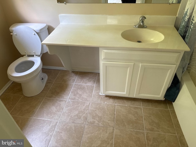 10749 Kitchener Ct, Bowie, MD 20721 - bathroom featuring tile patterned flooring and vanity