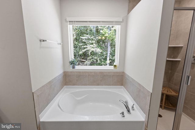 251 Rock Raymond Dr, Stafford, VA 22554 - bathroom with a bath and a shower stall