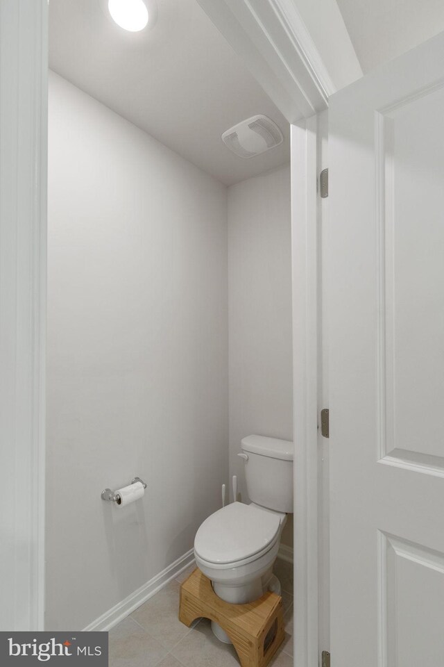 251 Rock Raymond Dr, Stafford, VA 22554 - bathroom with toilet, baseboards, and tile patterned flooring