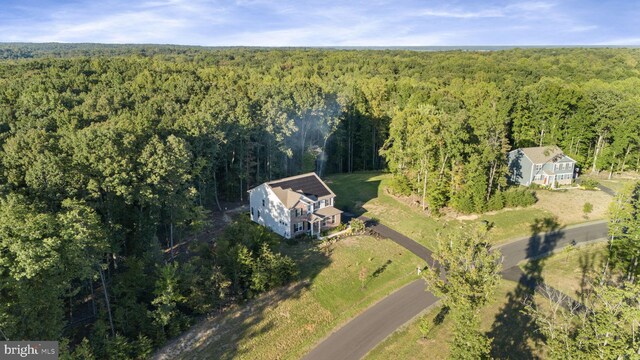 251 Rock Raymond Dr, Stafford, VA 22554 - aerial view of property and surrounding area featuring a forest