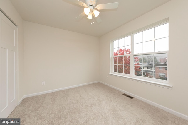 404 E 7th Ave Lot 3, Conshohocken, PA 19428 - carpeted spare room with baseboards and ceiling fan
