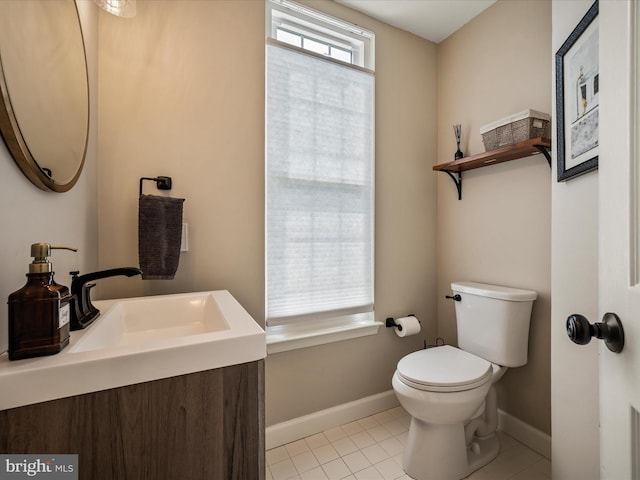 21526 Golden Autumn Pl, Broadlands, VA 20148 - bathroom featuring vanity and tile patterned floors