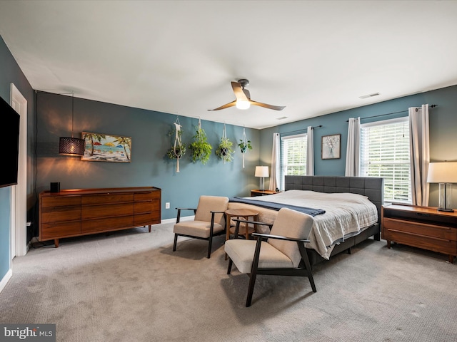 21526 Golden Autumn Pl, Broadlands, VA 20148 - bedroom with carpet flooring and ceiling fan