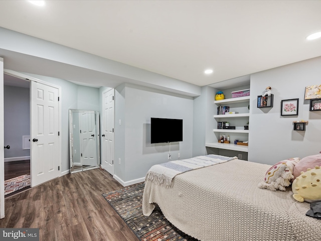 21526 Golden Autumn Pl, Broadlands, VA 20148 - bedroom with wood finished floors and recessed lighting