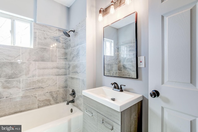 2915 Baker St, Baltimore, MD 21216 - bathroom with shower / tub combination and vanity