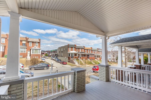 2915 Baker St, Baltimore, MD 21216 - porch with a residential view
