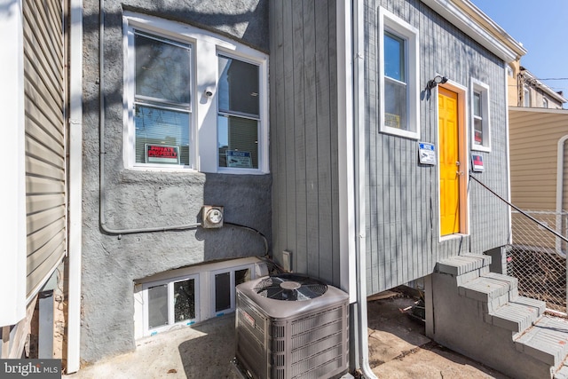 2915 Baker St, Baltimore, MD 21216 - view of property exterior with cooling unit and entry steps