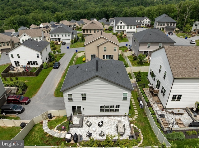 9929 Arapahoe Rd, New Market, MD 21774 - aerial view of residential area with a heavily wooded area