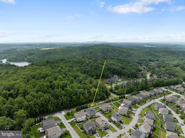 9929 Arapahoe Rd, New Market, MD 21774 - aerial view of residential area with a heavily wooded area